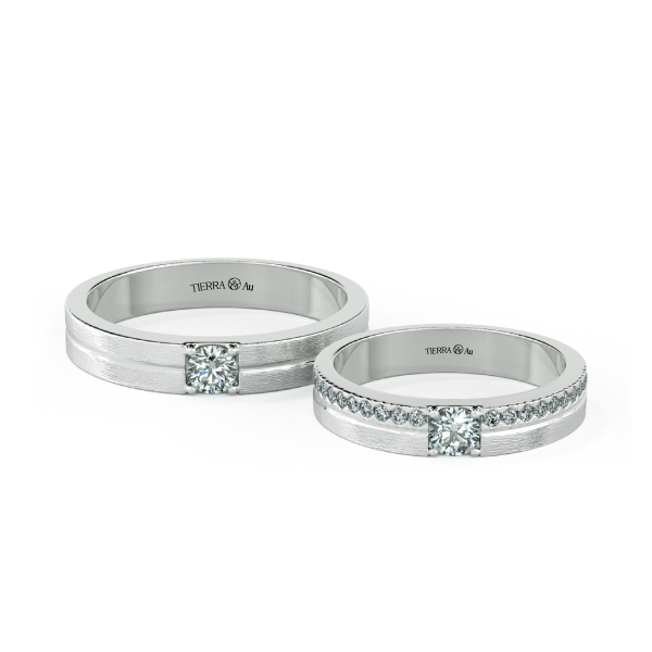 Diamond Wedding Band Set NCC3009 1